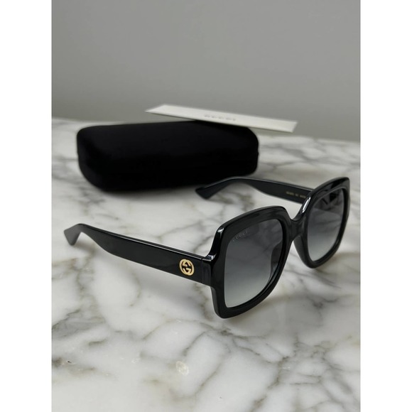 SALE! NEW GUCCI GG1337S Black Square Sunglasses - Picture 5 of 9